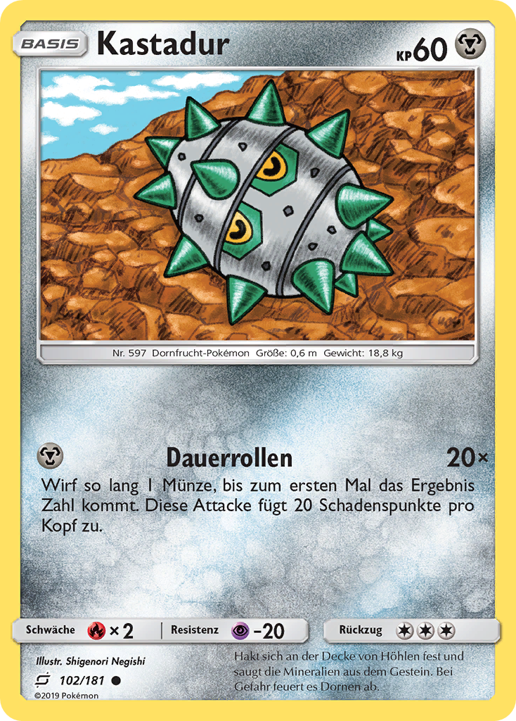Kastadur 102/181 Common Reverse Holo - Teams sind Trumpf Deutsch