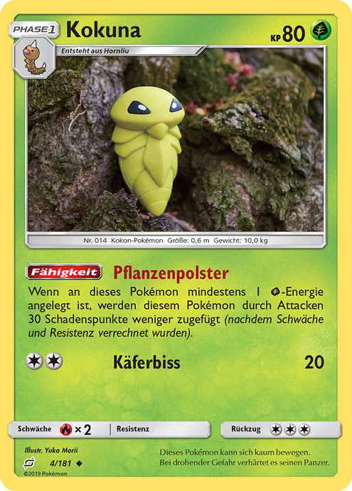 Kokuna 4/181 Uncommon - Teams sind Trumpf Deutsch