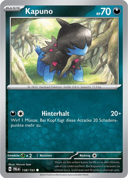 Kapuno 138/193 Common - Entwicklungen in Paldea Deutsch