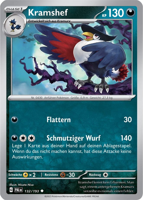Kramshef 132/193 Uncommon - Entwicklungen in Paldea Deutsch