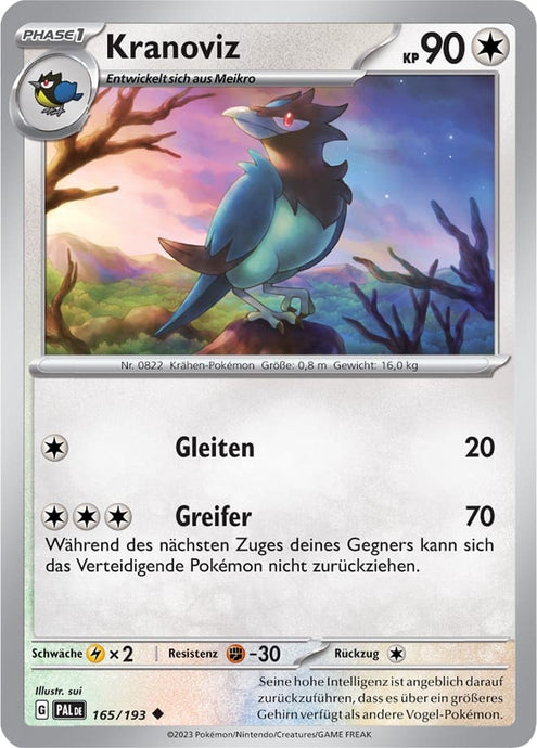 Kranoviz 165/193 Uncommon - Entwicklungen in Paldea Deutsch