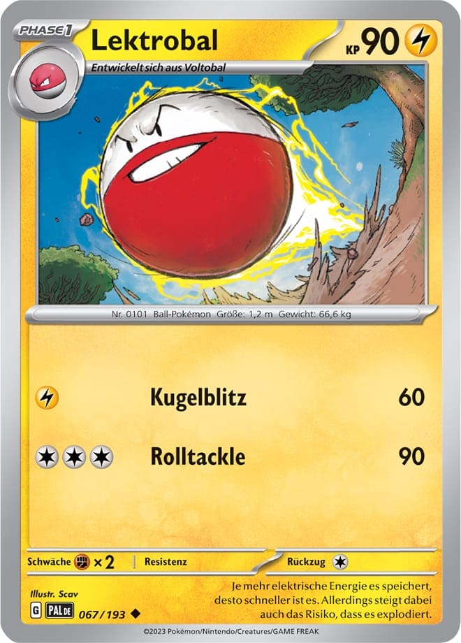 Lektrobal 067/193 Uncommon - Entwicklungen in Paldea Deutsch