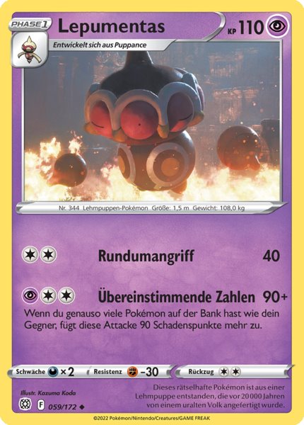 Lepumentas 059/172 Uncommon - Strahlende Sterne Deutsch