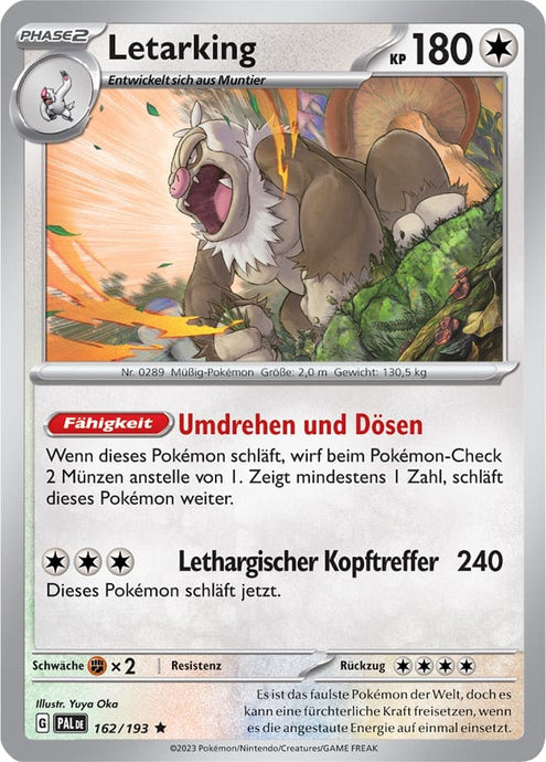 Letarking 162/193 Rare Holo -  Entwicklungen in Paldea Deutsch