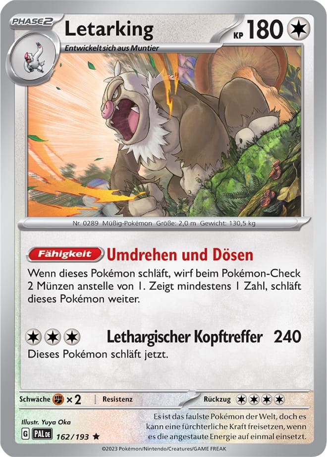 Letarking 162/193 Rare Holo -  Entwicklungen in Paldea Deutsch