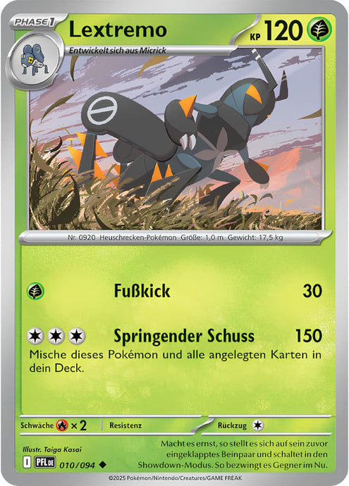 Lextremo 010/094 Uncommon REVERSE HOLO FOIL - Fatale Flammen Deutsch