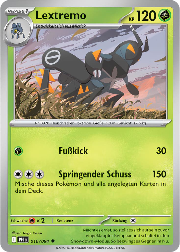 Lextremo 010/094 Uncommon REVERSE HOLO FOIL - Fatale Flammen Deutsch