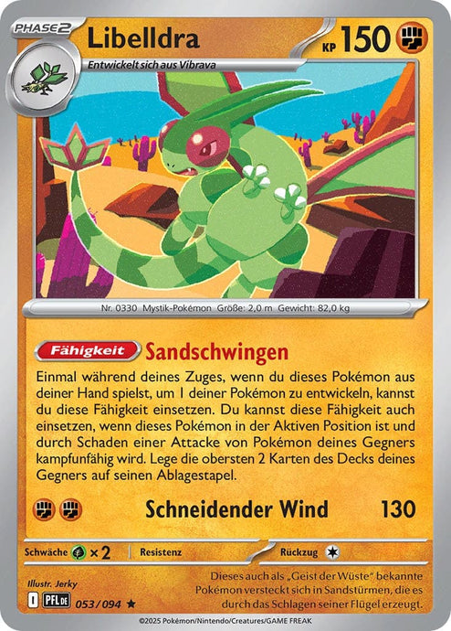 Libelldra 053/094 Rare HOLO FOIL - Fatale Flammen Deutsch