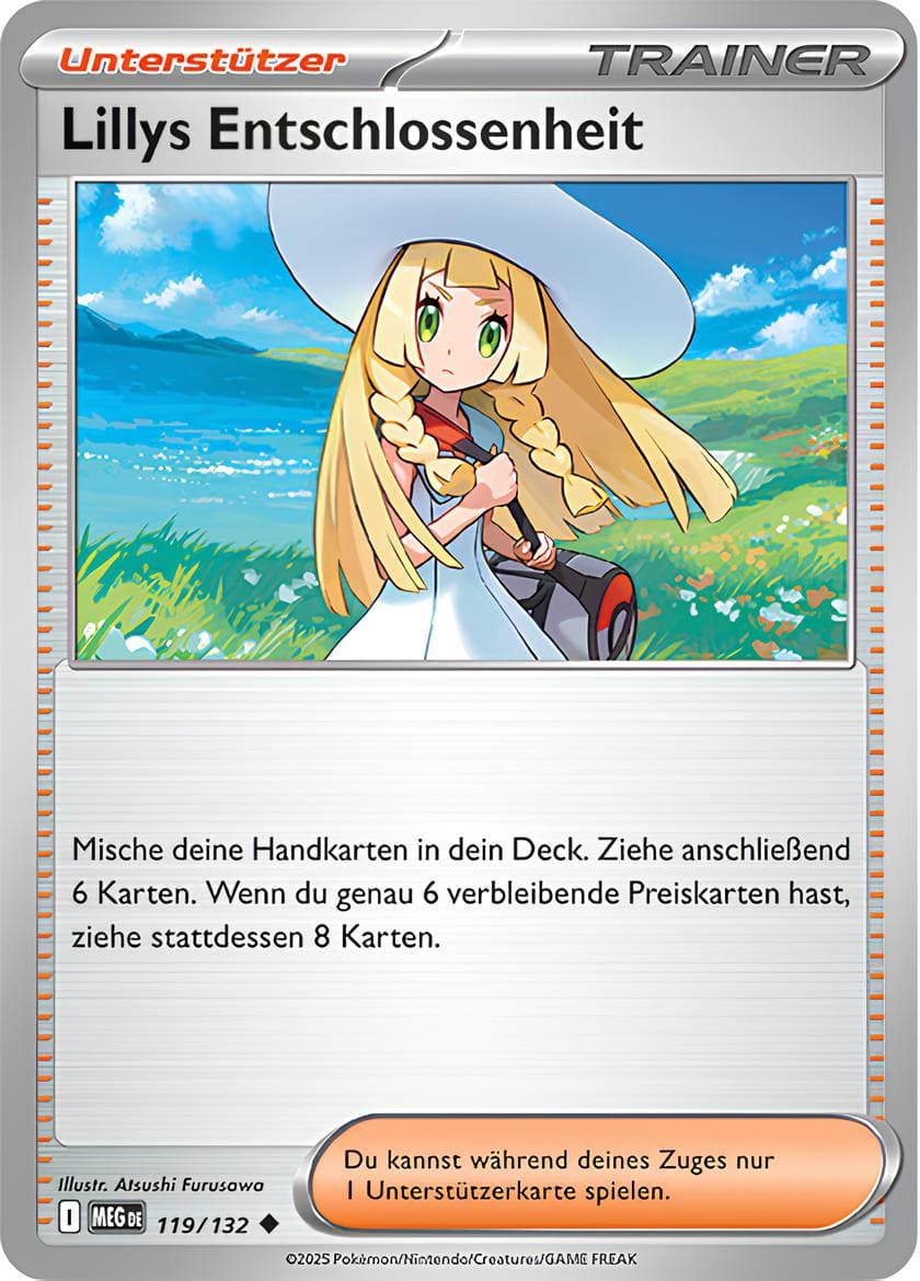 Lillys Entschlossenheit 119/132 Uncommon - Mega-Entwicklung Deutsch