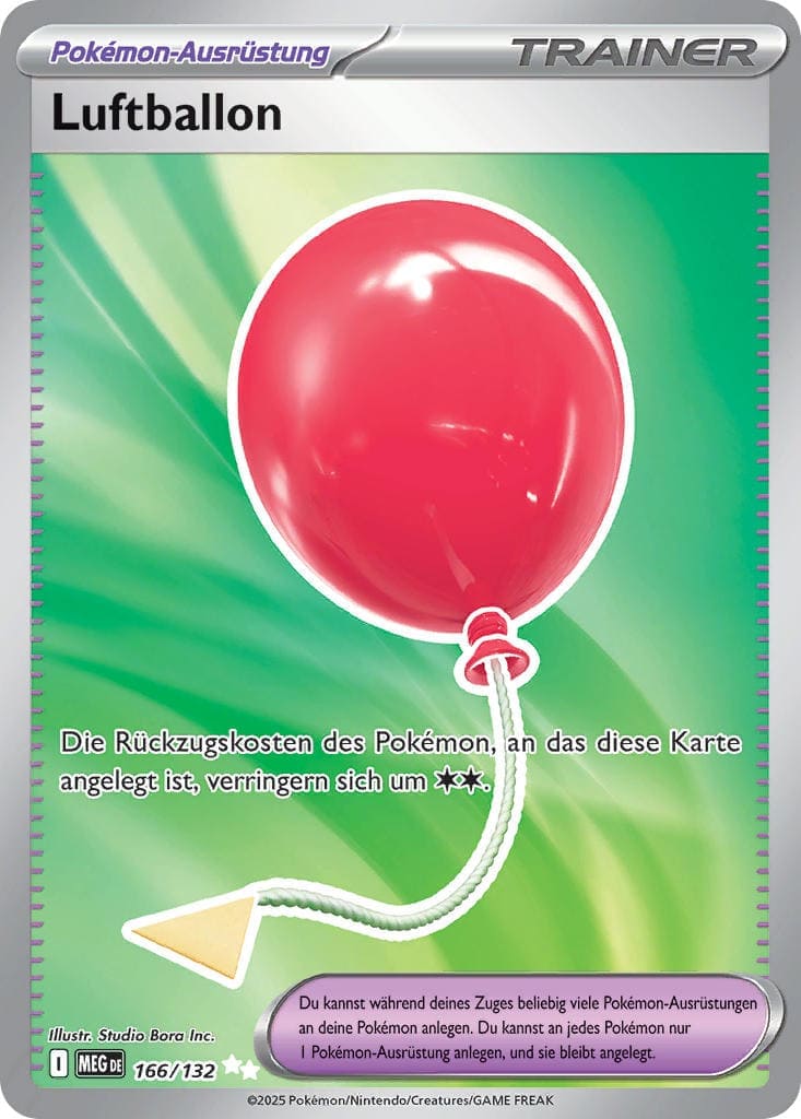 Luftballon 166/132 Ultra Rare FOIL - Mega-Entwicklung Deutsch