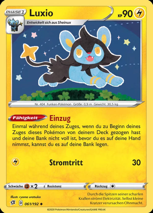 Luxio 061/192 Uncommon REVERSE HOLO - Clash der Rebellen Deutsch