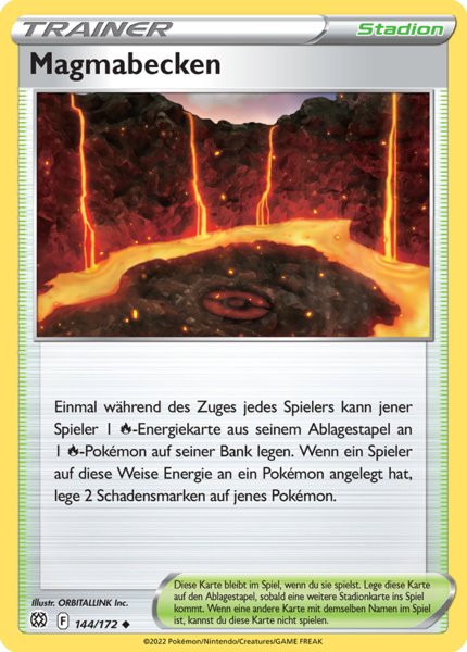 Magmabecken 144/172 Uncommon - Strahlende Sterne Deutsch