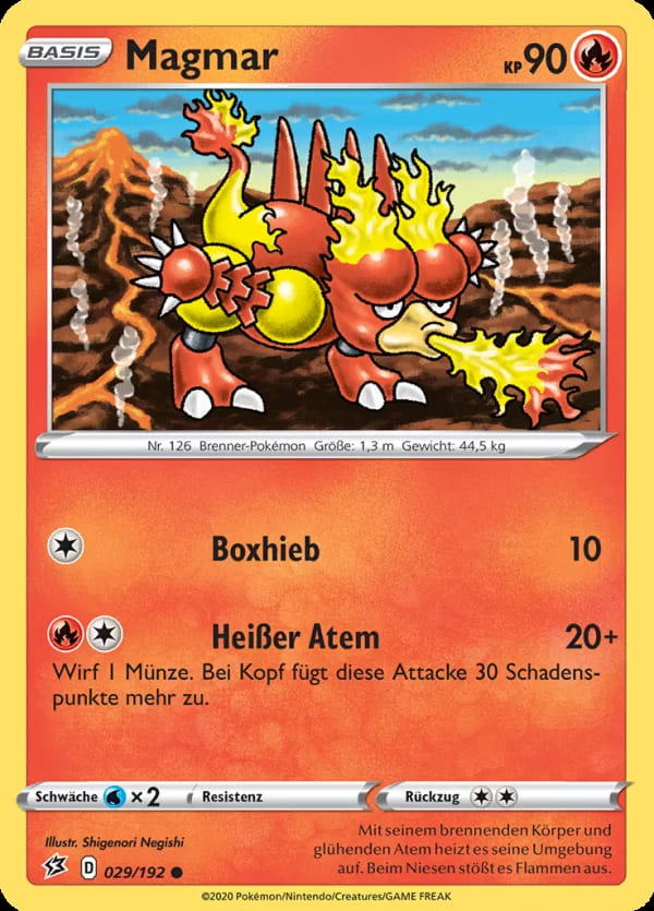 Magmar 029/192 Common - Clash der Rebellen Deutsch