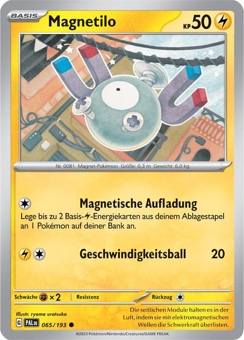 Magnetilo 065/193 Common REVERSE HOLO - Entwicklungen in Paldea Deutsch