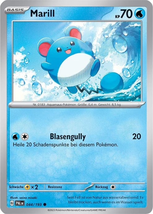 Marill 044/193 Common - Entwicklungen in Paldea Deutsch