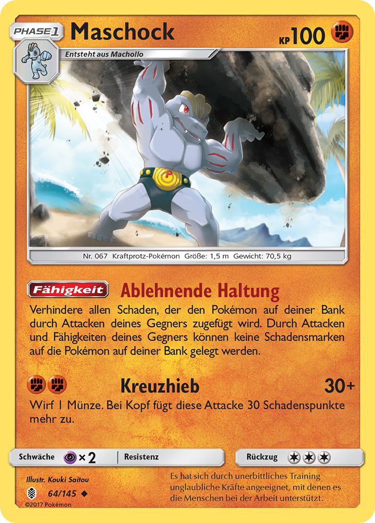 Maschock 64/145 Uncommon - Stunde der Wächter Deutsch