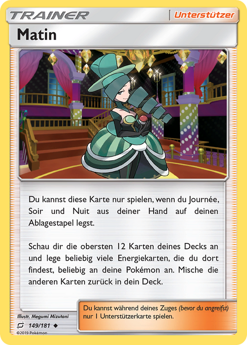 Matin 149/181 Uncommon Reverse Holo - Teams sind Trumpf Deutsch