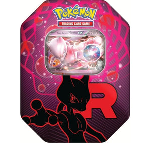 Pokémon Team Rocket Mewtu Tin Box