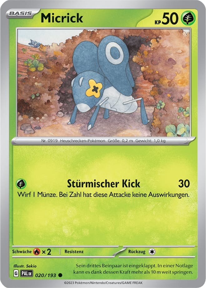 Micrick 020/193 Common - Entwicklungen in Paldea Deutsch
