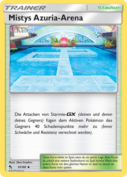 Mistys Azuria-Arena 61/68 Uncommon - Verborgenes Schicksal Deutsch