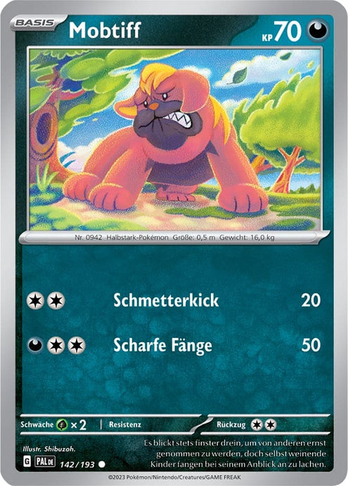 Mobtiff 142/193 Common - Entwicklungen in Paldea Deutsch