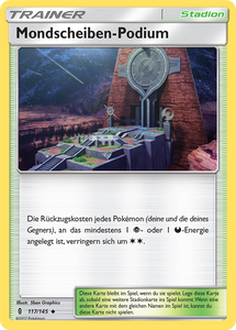 Mondscheiben-Podium 117/145 Uncommon Reverse Holo - Stunde der Wächter Deutsch