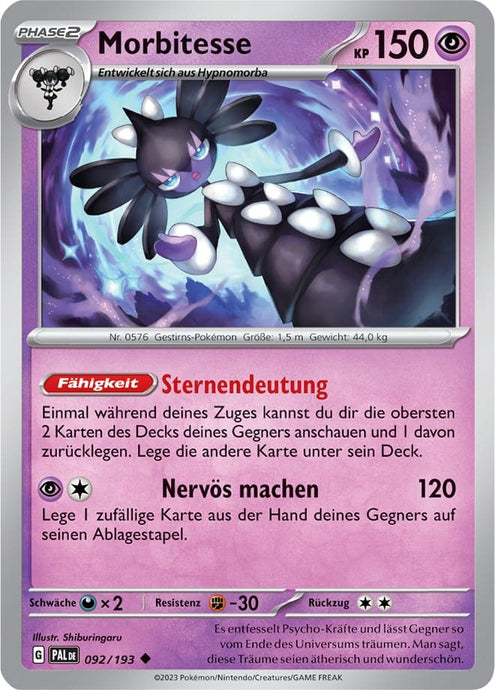 Morbitesse 092/193 Uncommon - Entwicklungen in Paldea Deutsch