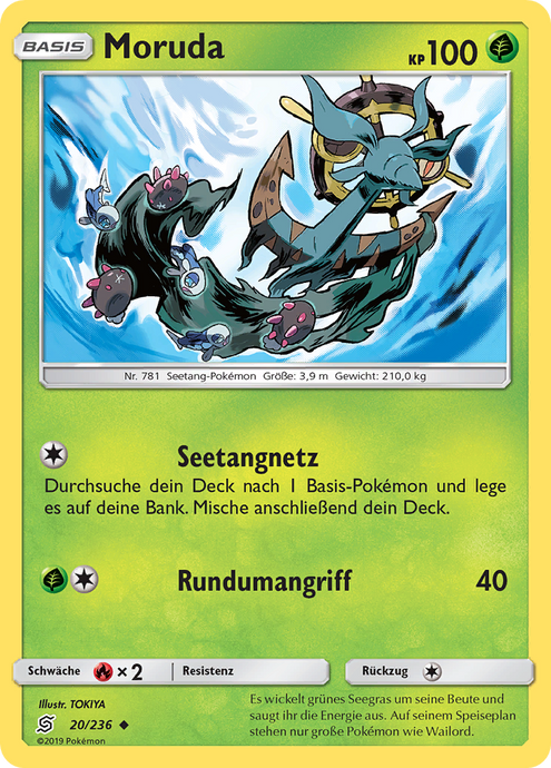 Moruda 20/236 Uncommon REVERSE Holo - Bund der Gleichgesinnten Deutsch