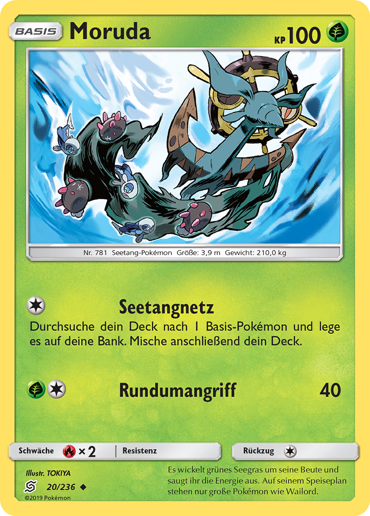 Moruda 20/236 Uncommon REVERSE Holo - Bund der Gleichgesinnten Deutsch