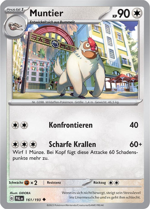Muntier 161/193 Uncommon - Entwicklungen in Paldea Deutsch