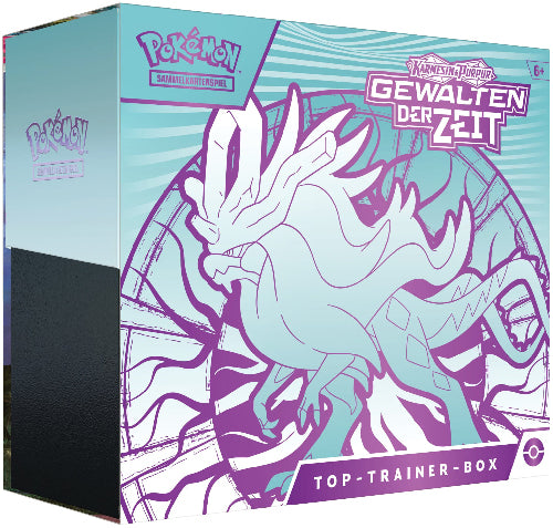 Pokemon Karmesin & Purpur - Gewalten der Zeit Top Trainer Box Flatterhaar