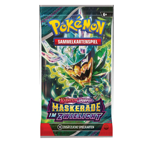 1x Pokemon Karmesin & Purpur - Maskerade im Zwielicht Booster Pack