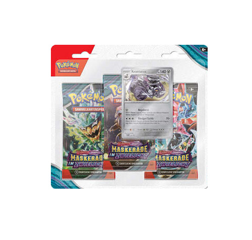 Pokemon Karmesin & Purpur - Maskerade im Zwielicht 3-Pack Blister Knattox