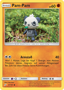 Pam-Pam 81/181 Common REVERSE HOLO - Teams sind Trumpf Deutsch