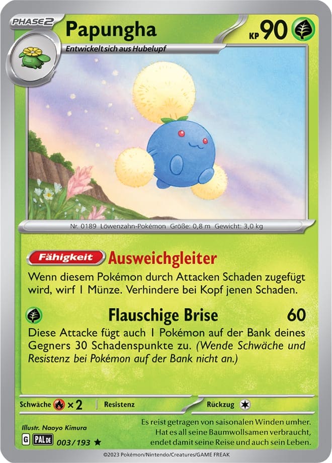 Papungha 003/193 Rare HOLO -  Entwicklungen in Paldea Deutsch