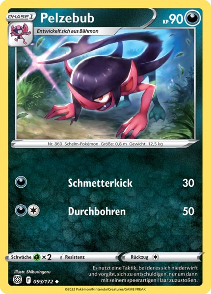 Pelzebub 093/172 Uncommon - Strahlende Sterne Deutsch