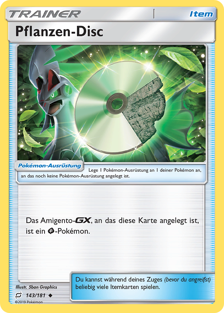Pflanzen-Disc 143/181 Uncommon Reverse Holo - Teams sind Trumpf Deutsch