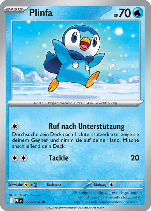 Plinfa 027/094 Common REVERSE HOLO FOIL - Fatale Flammen Deutsch