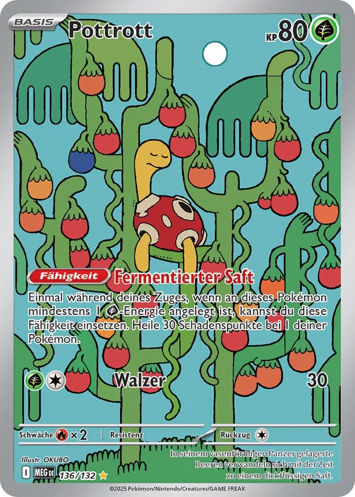 Pottrott 136/132 Illustration Rare FOIL - Mega-Entwicklung Deutsch