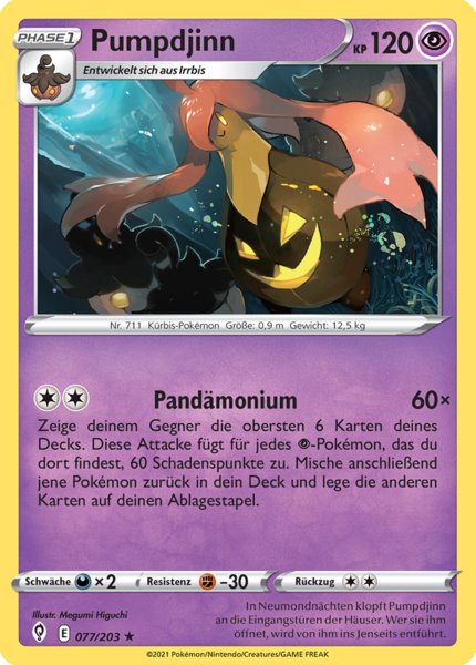 Pumpdjinn 077/203 Rare - Drachenwandel Deutsch