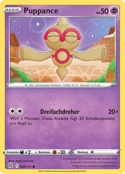Puppance 058/172 Common - Strahlende Sterne Deutsch