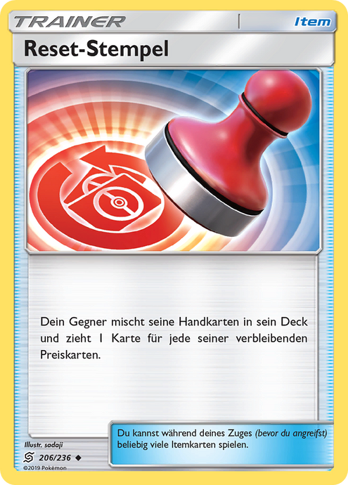 Reset-Stempel 206/236 Uncommon - Bund der Gleichgesinnten Deutsch