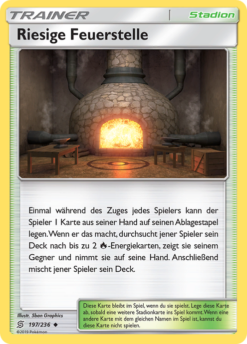Riesige Feuerstelle 197/236 Uncommon - Bund der Gleichgesinnten Deutsch