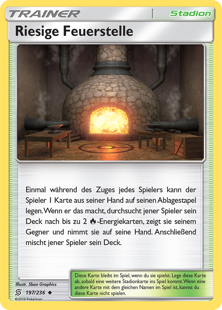 Riesige Feuerstelle 197/236 Uncommon - Bund der Gleichgesinnten Deutsch