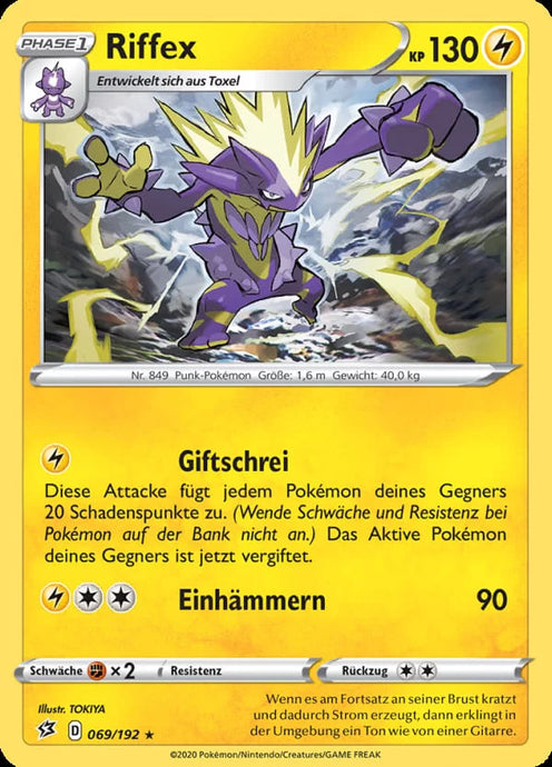 Riffex 069/192 Rare Reverse Holo - Clash der Rebellen Deutsch