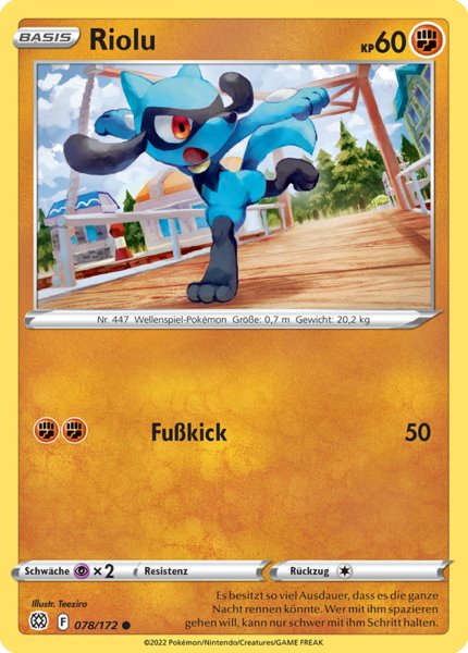 Riolu 078/172 Common - Strahlende Sterne Deutsch