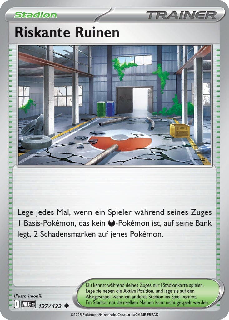 Riskante Ruinen 127/132 Uncommon - Mega-Entwicklung Deutsch