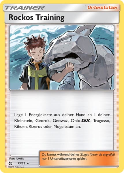 Rockos Training 55/68 Rare Holo - Verborgenes Schicksal Deutsch