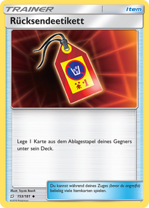 Rücksendeetikett 153/181 Uncommon - Teams sind Trumpf Deutsch