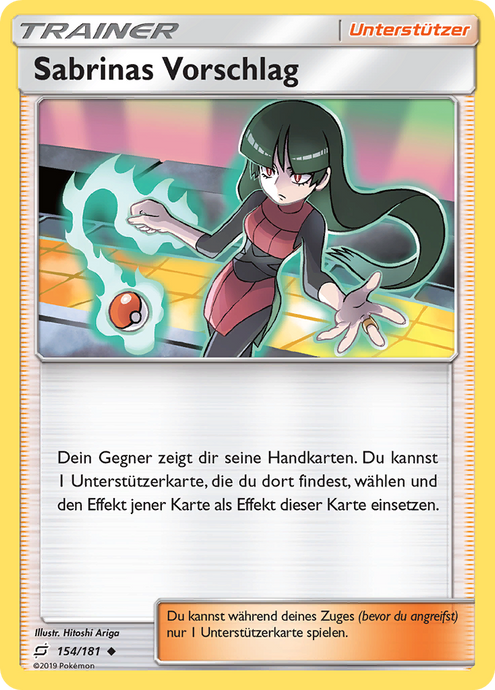 Sabrinas Vorschlag 154/181 Uncommon - Teams sind Trumpf Deutsch